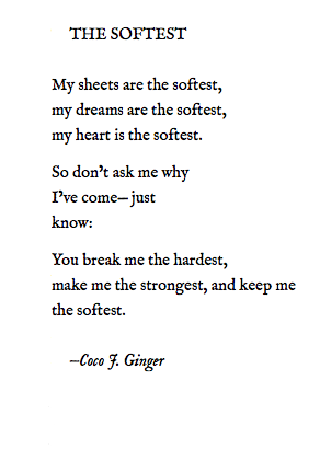 THE SOFTEST BY: COCO J. GINGER